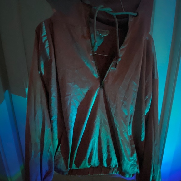 PINK CHROME BOMBER JACKET - Picture 2 of 3